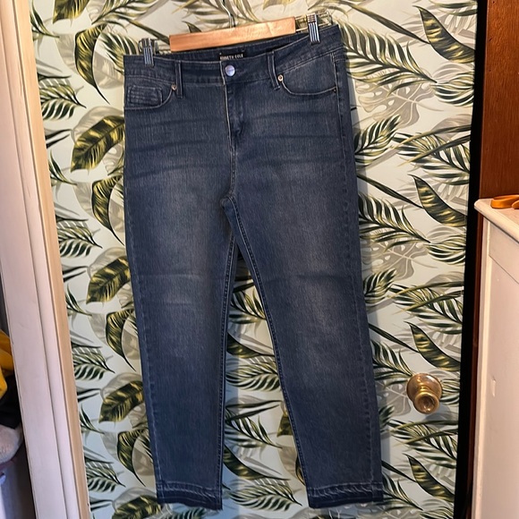KK95 blue jean skinny pants Kenneth Cole 8 - Picture 1 of 4